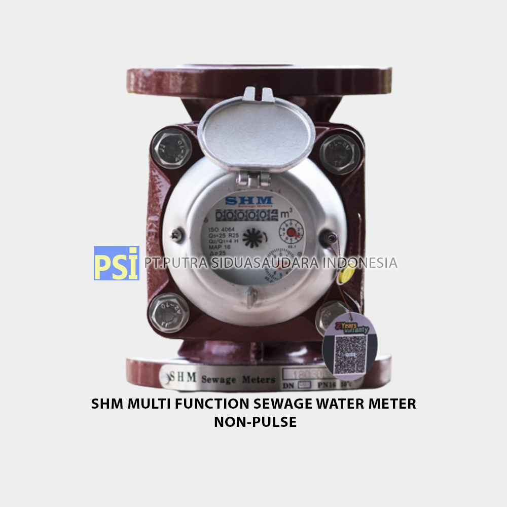 SHM FLOW METER LIMBAH Water Meter Multi Function Sewage Non Pulse, SHM MULTI-FUNCTION SEWAGE FLOW METERS DN150 (6 IN)