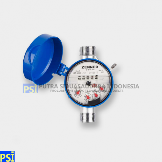 ZENNER Water Meter ETK 45° with 45° Inclined Dial