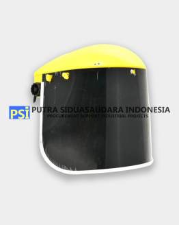 Krisbow Face Shield Head Gear With Dark Visor