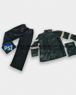 Krisbow Rainsuit Pvc Blue Navy
