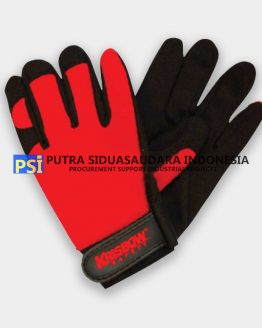 KRISBOW WORK GLOVE BLACK