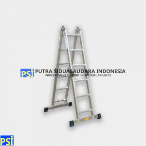 KRISBOW Ladder Multi Purpose 4.42 Mtr 4x4 Aluminium