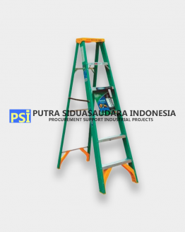 Krisbow Ladder Step 6 Ft / 1.8 Mtr Fiber Green