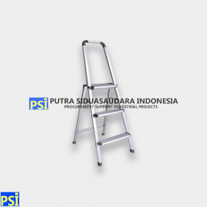 Krisbow Ladder Step With Handle 0.8m 3 Step
