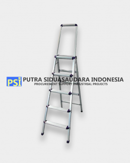 Krisbow Ladder Step With Handle 1.3m 5 Step