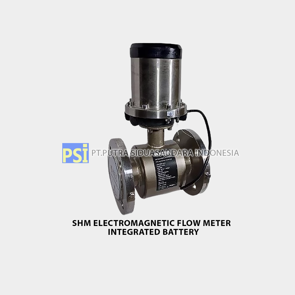SHM Electromagnetic Flow Meter Integrated Battery