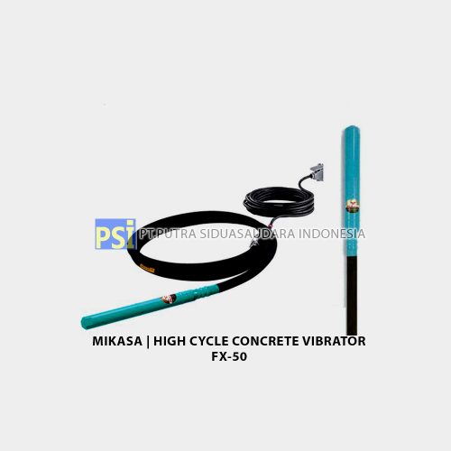 MIKASA HIGH CYCLE CONCRETE VIBRATOR FX50